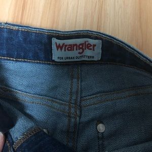 High waisted flared wrangler jeans